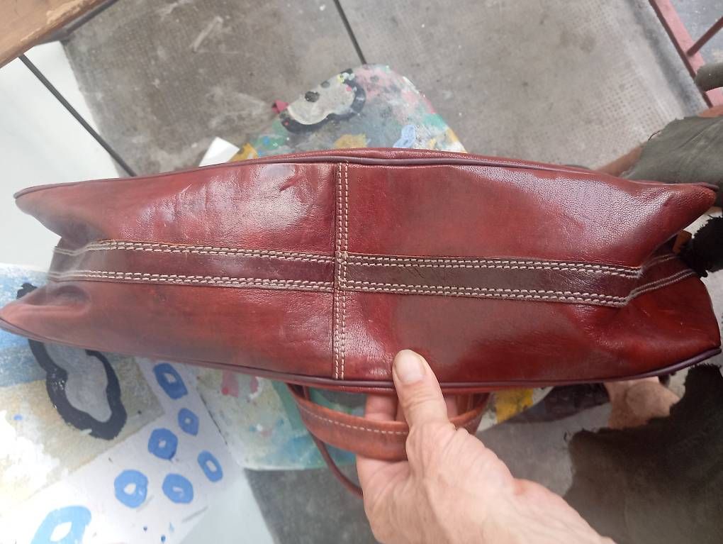 Sacs: Leder Reisetasche, Marokko – D'occasion à Basel par Petergunn 3