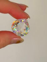 50.70 Ct. Certified Pear Mystic Bi-Color/Multicolor Gemstone