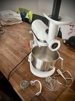 KitchenAid Professional 5KSM7990 weiss + Original Zubehör