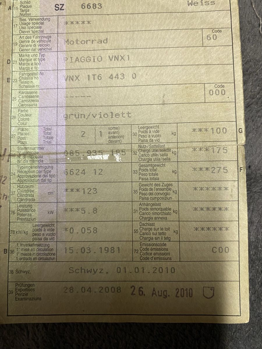 Piaggio Strada: Vespa  – Usato da Winikon venduto da r1952 5