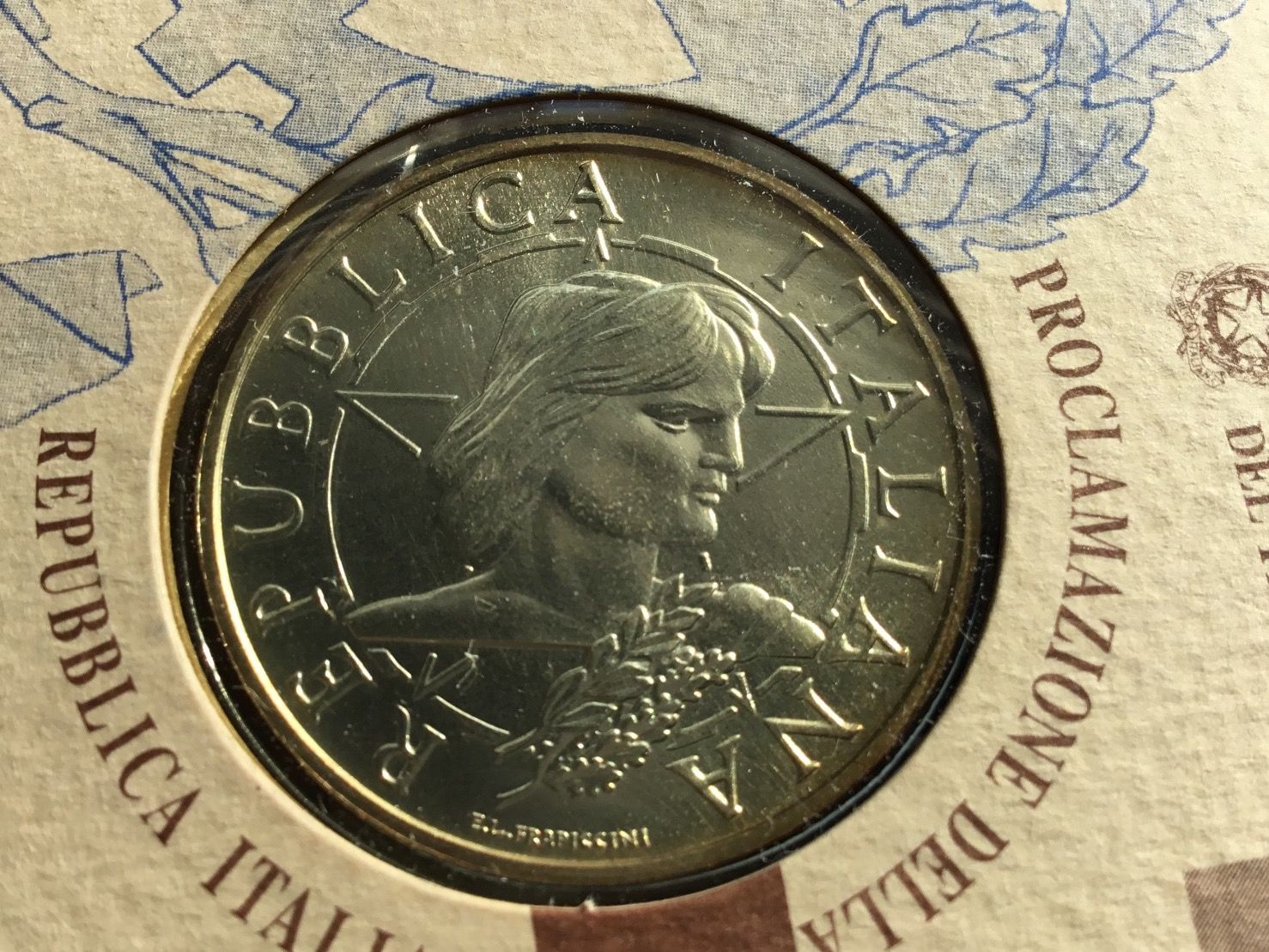 Tutti le monete: 10000 Lire PROCLAMAZIONE 1996 – Usato da St. Margrethen SG venduto da alfapeugeot10 1