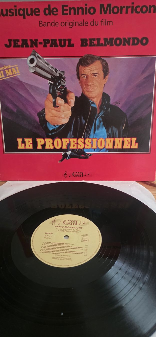 Dischi in vinile: Ennio Morricone Le Professionnel 1981 Vg,Vg – Usato da Yvonand venduto da RF-VINYL