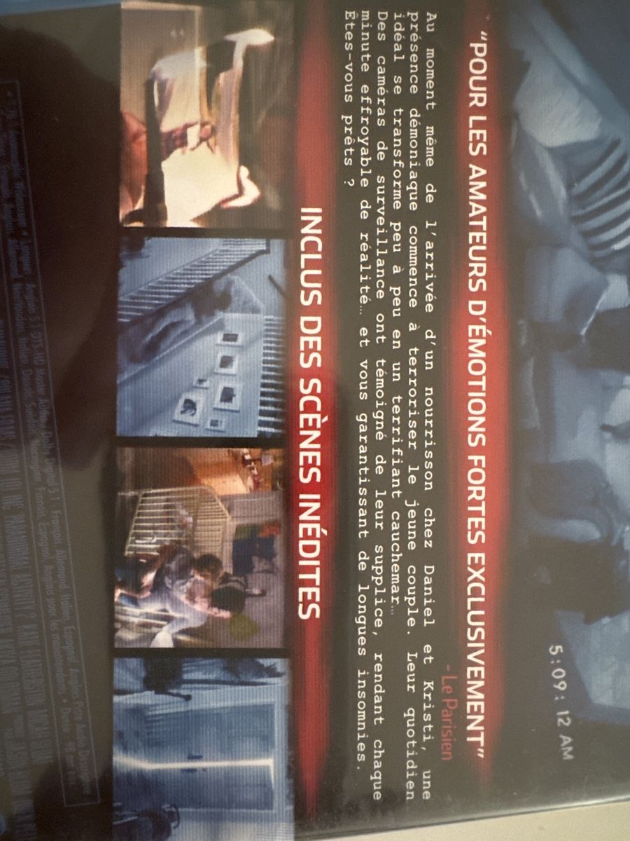 Tutti i DVDs: Paranormal Activity 2 Blu-ray - Version Longue Non Censurée – Usato da Veyrier venduto da Deniro2 2