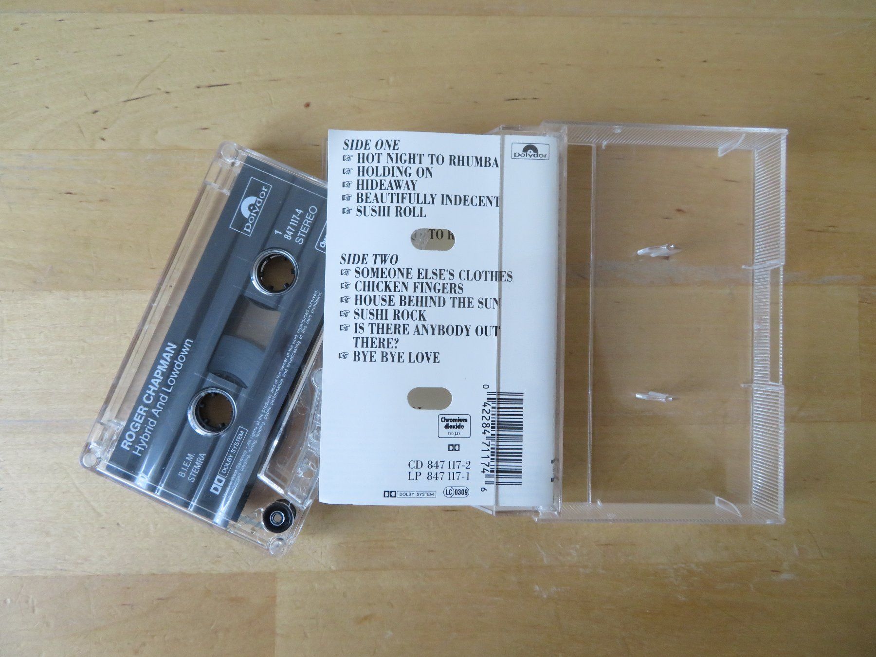 Musicassette: Kassette ROGER CHAPMAN "Hybrid and lowdown" – Usato da zürich venduto da Goldimmund 2