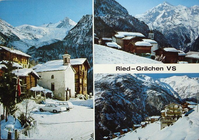 Cartoline postali: RIED-GRÄCHEN Auto – Usato da Jona venduto da philajona