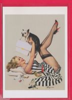 PIN UP GIRL, LUCKY DOG, GIL ELVGREN 1958