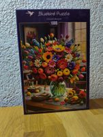 1000er Puzzle, Bluebird, Farbenfrohes Bouquet