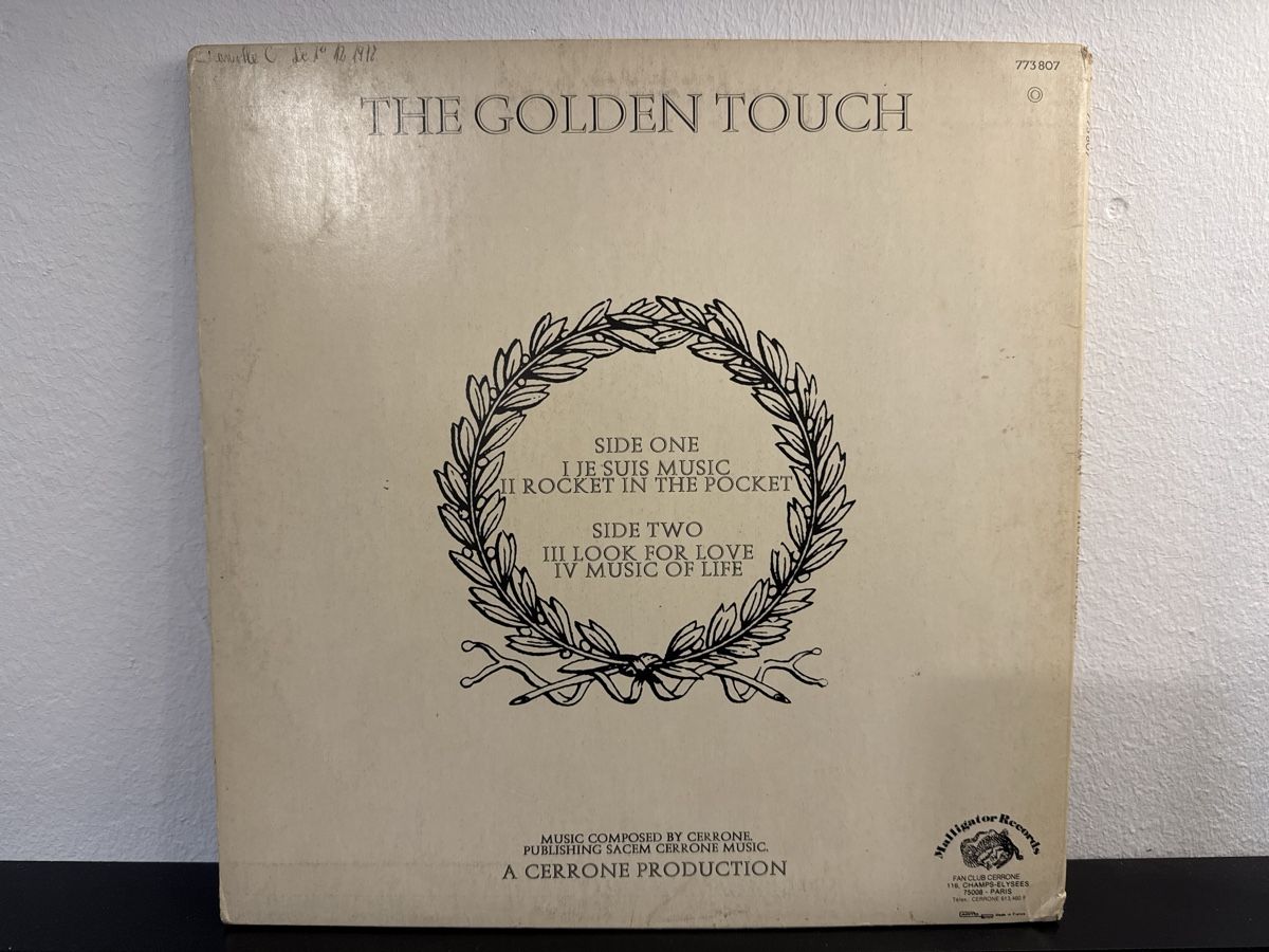 Dischi in vinile: Cerrone IV - The Golden Touch / FR 1978 – Usato da Delémont venduto da Studio_du_soleil 1