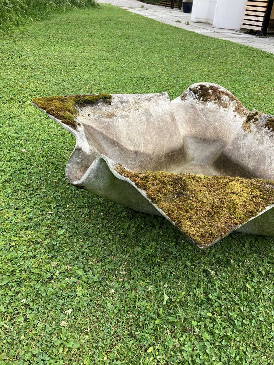 Eternit Vasi per fiori: Eternit Elefantenohr – Usato da fribourg venduto da Retroverso 2