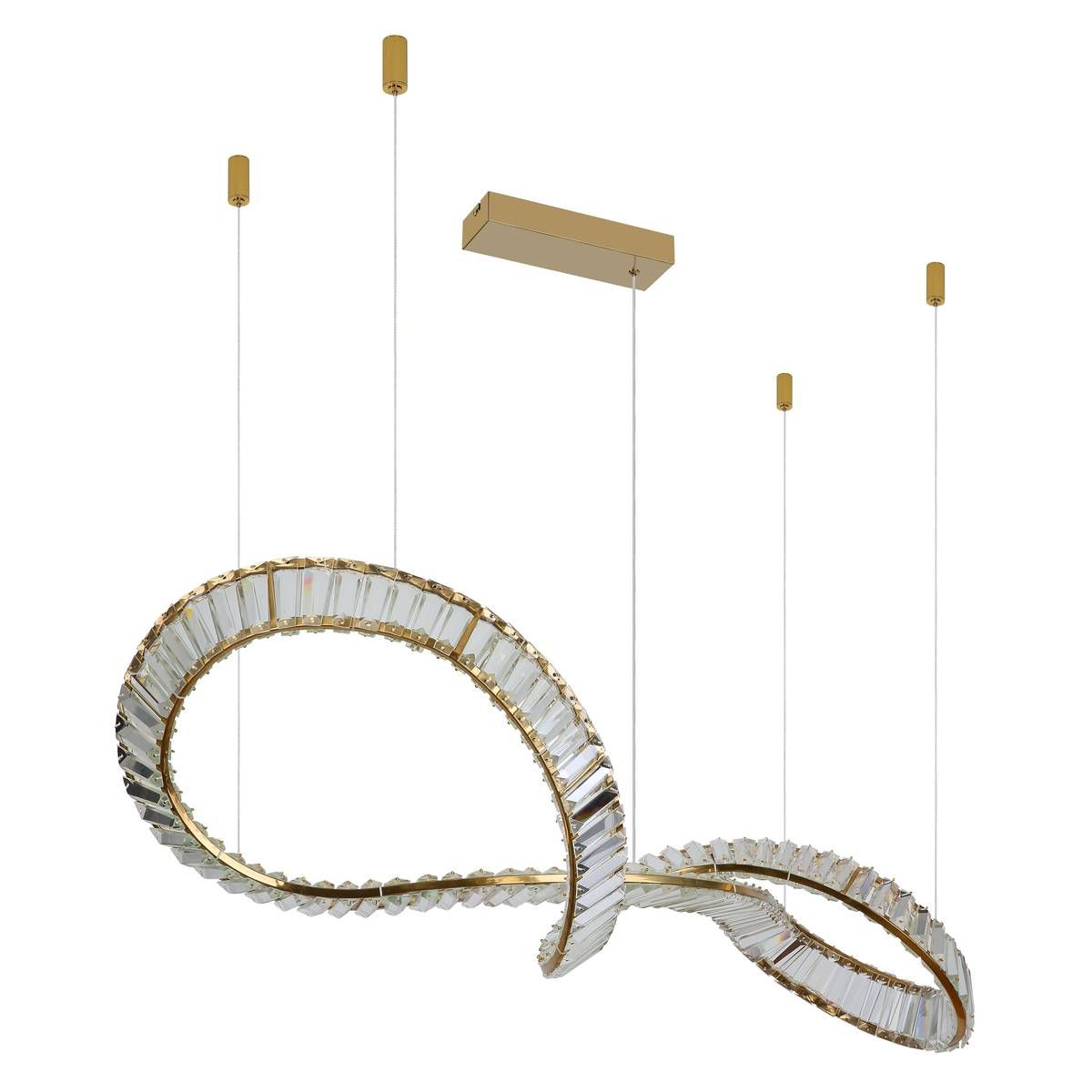 Lampadari & plafoniere: LED Pendelleuchte, Gold, 110 cm x 33 cm – Nuovo (secondo la descrizione) da Kreuzlingen venduto da Smart-Light 9