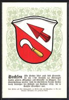 Künstler-AK Dachsen, Wappen
