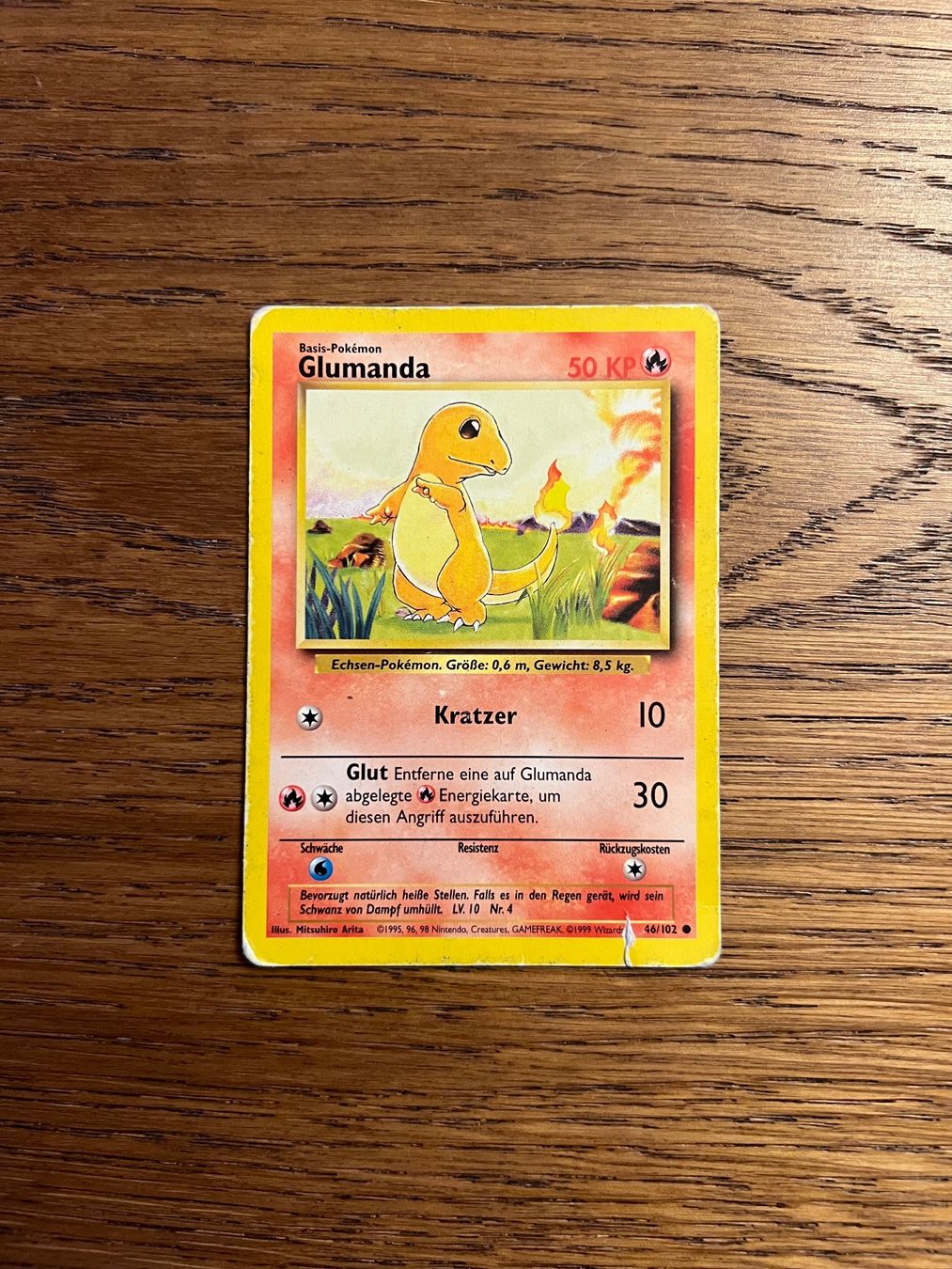 Pokémon Sammelbilder & Trading cards: Pokémon-Karte Glumanda 46/102 – Gebraucht aus Hombrechtikon von Piluu