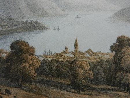 Incisioni: Vue de Küssnacht m Rigi – Usato da Risch venduto da Rischli15 8