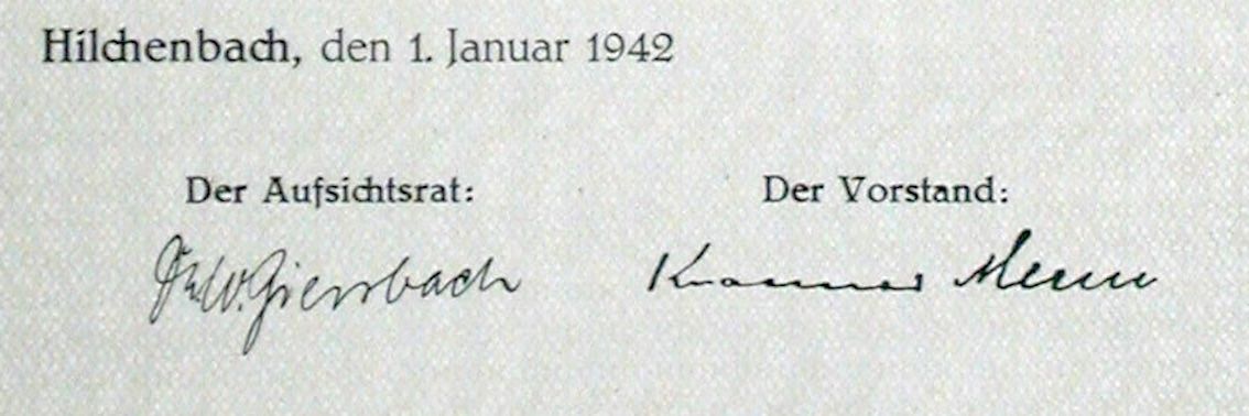 Dokumente: AG Hilchenbacher Lederwerke, Hilchenbach - 1942 – Gebraucht aus Solothurn von Sgasche 1