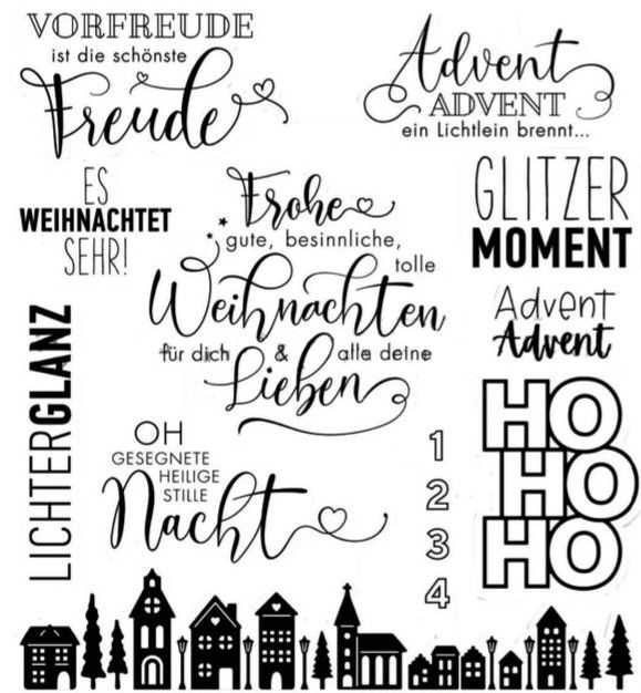Timbri: Silikonstempel Nr.750, Weihnachten – Nuovo e nell'imballaggio originale da Gretzenbach venduto da Fliegepilz56