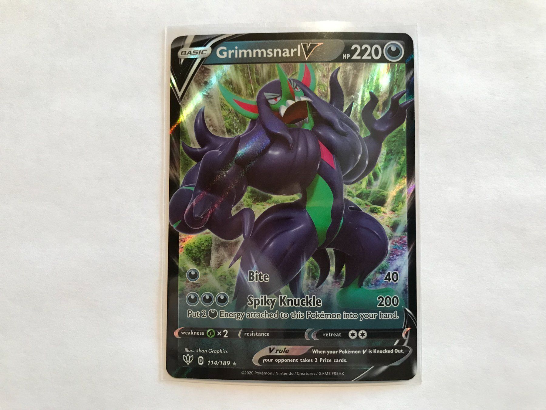 Pokémon Carte collezionabili: Grimmsnarl V – Nuovo (secondo la descrizione) da Hagendorn venduto da Pokecollectorch
