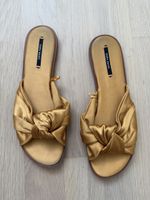 ZARA Sandalen goldfarben Grösse 38 guter Zustand