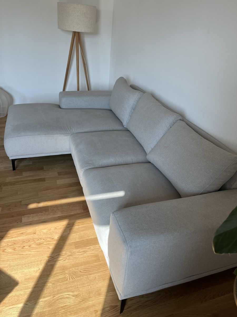 Divani: Ecksofa Stoff grau guter Zustand 245 cm – Usato da Luzern venduto da lu__pvv8 2