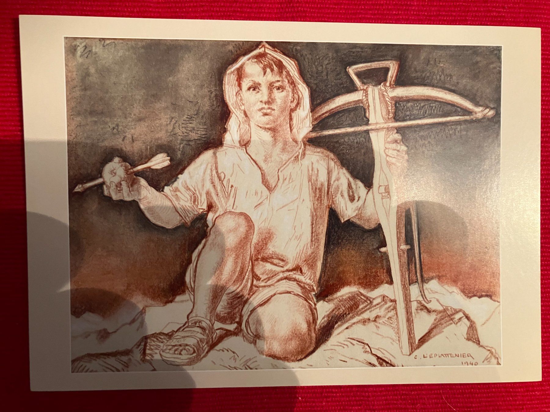 Poster & Bilder: Tellenknabe mit Armbrust – Neu (gemäss Beschreibung) aus Richterswil von solalex