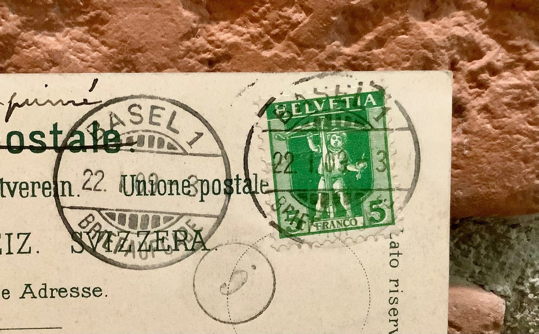 Cartes postales: 1909 - WETTSTEINBRÜCKE Basel – D'occasion à Root par ENGLAND-TREASURES 3