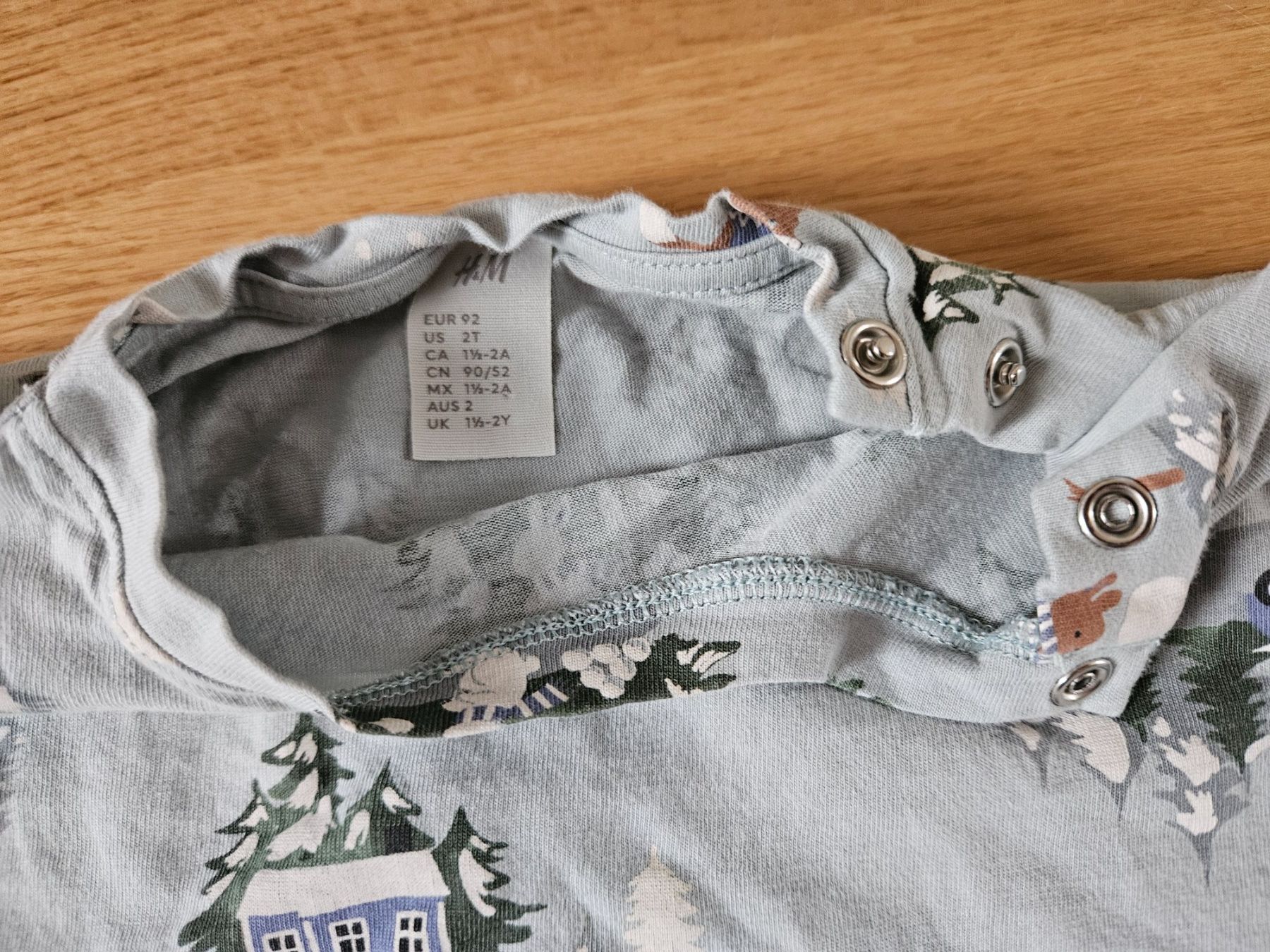 H&M Maglioni & Felpe: Langarmshirt, Grösse 92, Wintermotiv – Usato da Bern venduto da Oloui 3