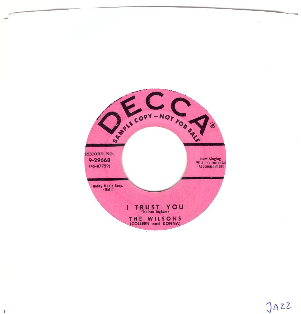 Schallplatten: THE WILSONS – Gebraucht aus Bassersdorf von house-of-vinyl