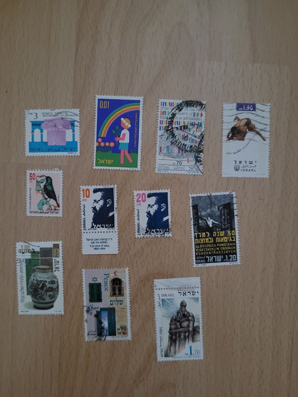 Alle Briefmarken: Briefmarken Israel – Gebraucht aus Inwil von Flower2325