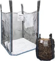 Premium Holzsack 5er Pack | Big Bag 100x100x120 cm