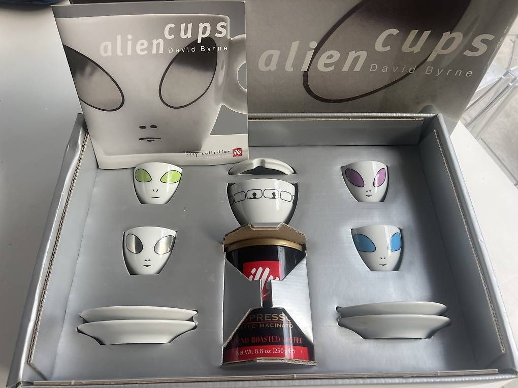 Tazze: ILLY David Byrne cups collection, nuove! – Usato da Vacallo venduto da bbo_9r85
