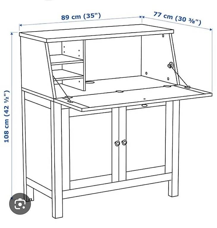 Scrivanie: Hemnes Sekretär  – Usato da Künten venduto da Palaleitos 3