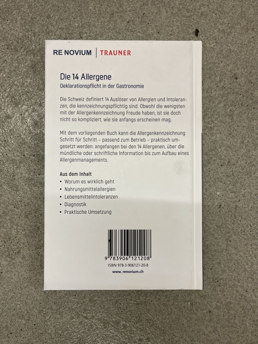 Libri: Die 14 Allergene: Deklarationspflicht in der Gastronomie – Usato da Winterthur venduto da Robin-Farkas 1