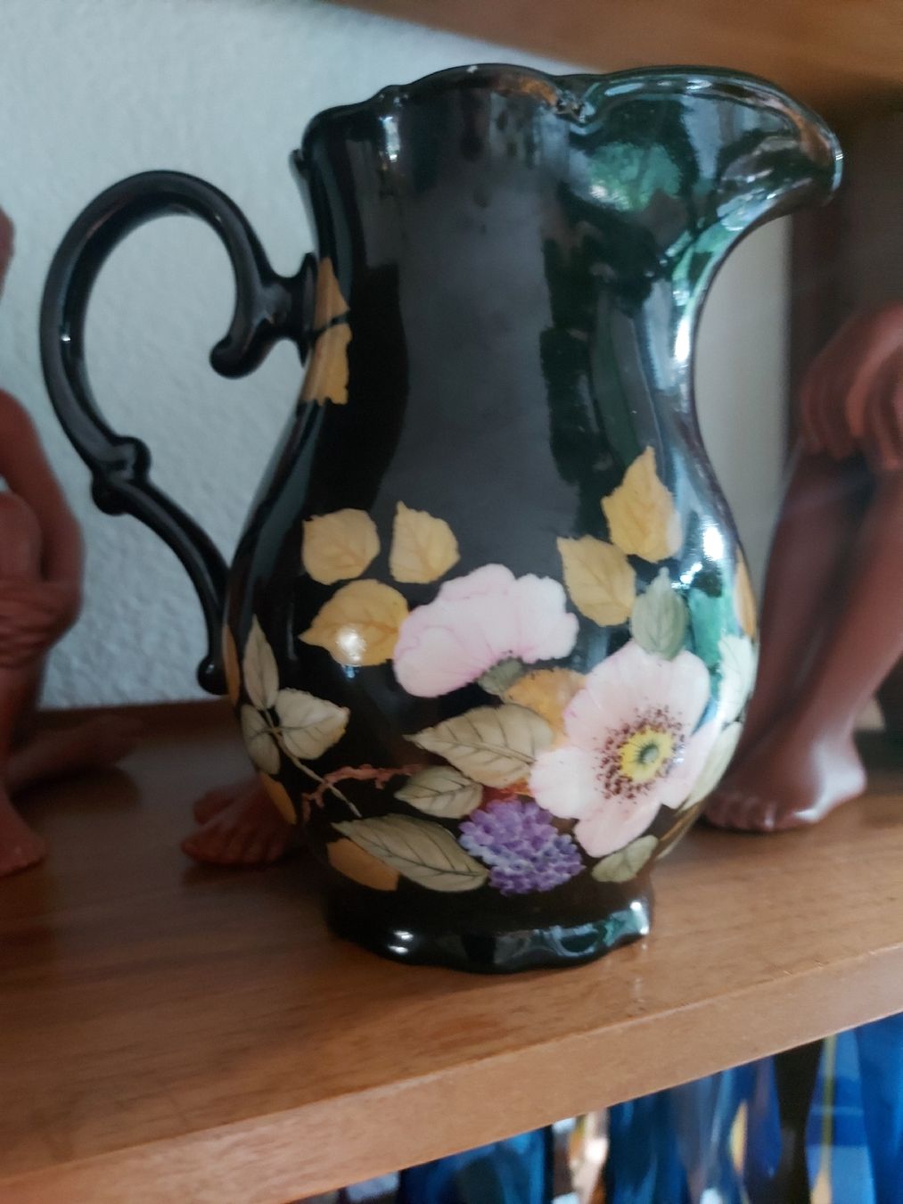 Caraffe: Antiker Krug mit Blumen handbemalt – Nuovo (secondo la descrizione) da Ostermundigen venduto da son_vd9k 1