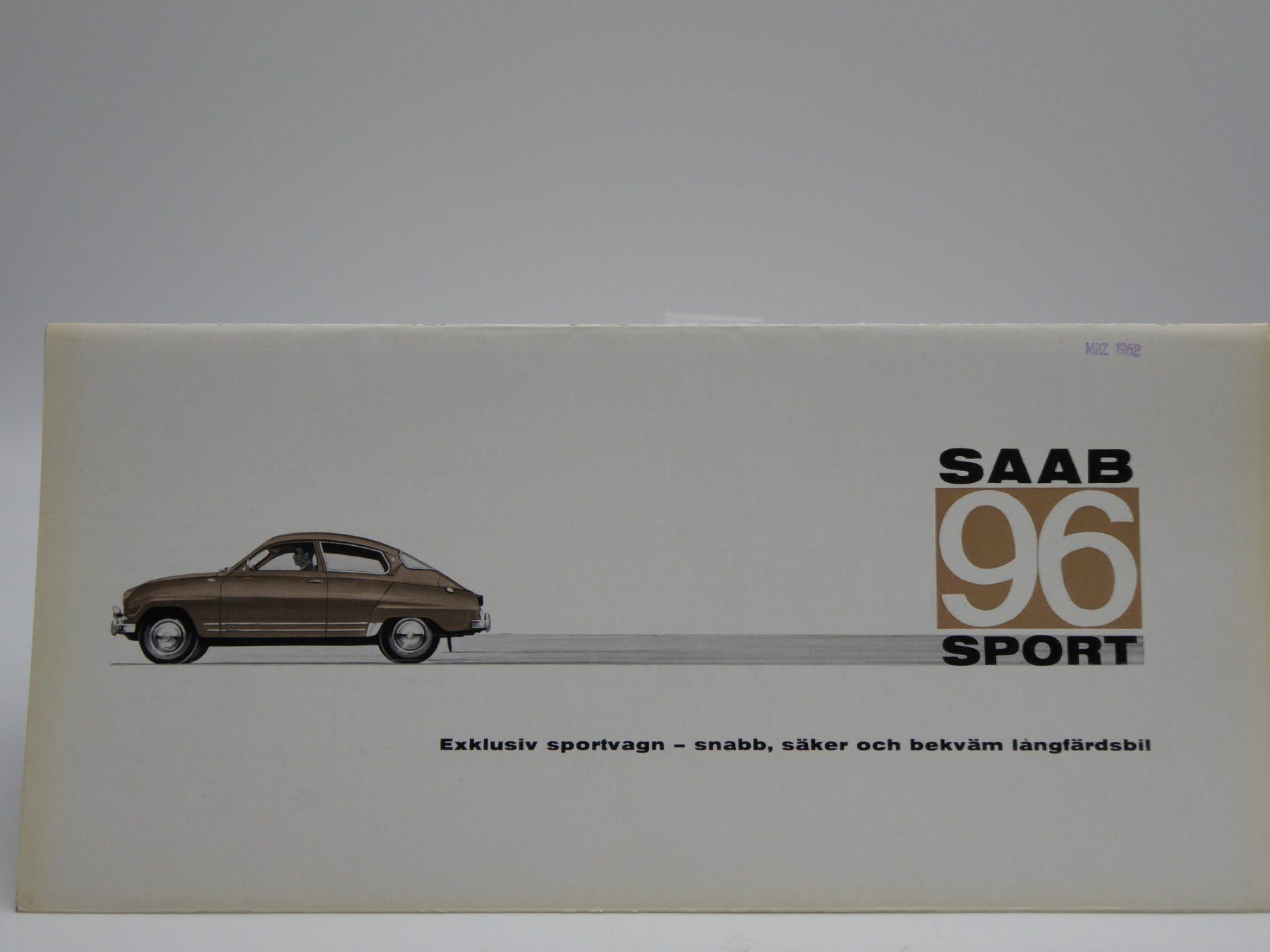 Documenti: Saab 96 Sport Faltblatt – Usato da Safenwil venduto da efclassics