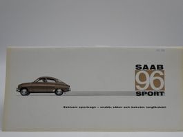 Saab 96 Sport Faltblatt