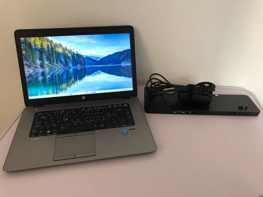 HP Elitebook 850 G1 Core i5 4ème G - Grade B - 8 Go RAM - SSD 250 Go - sous Windows 10 - N°102710