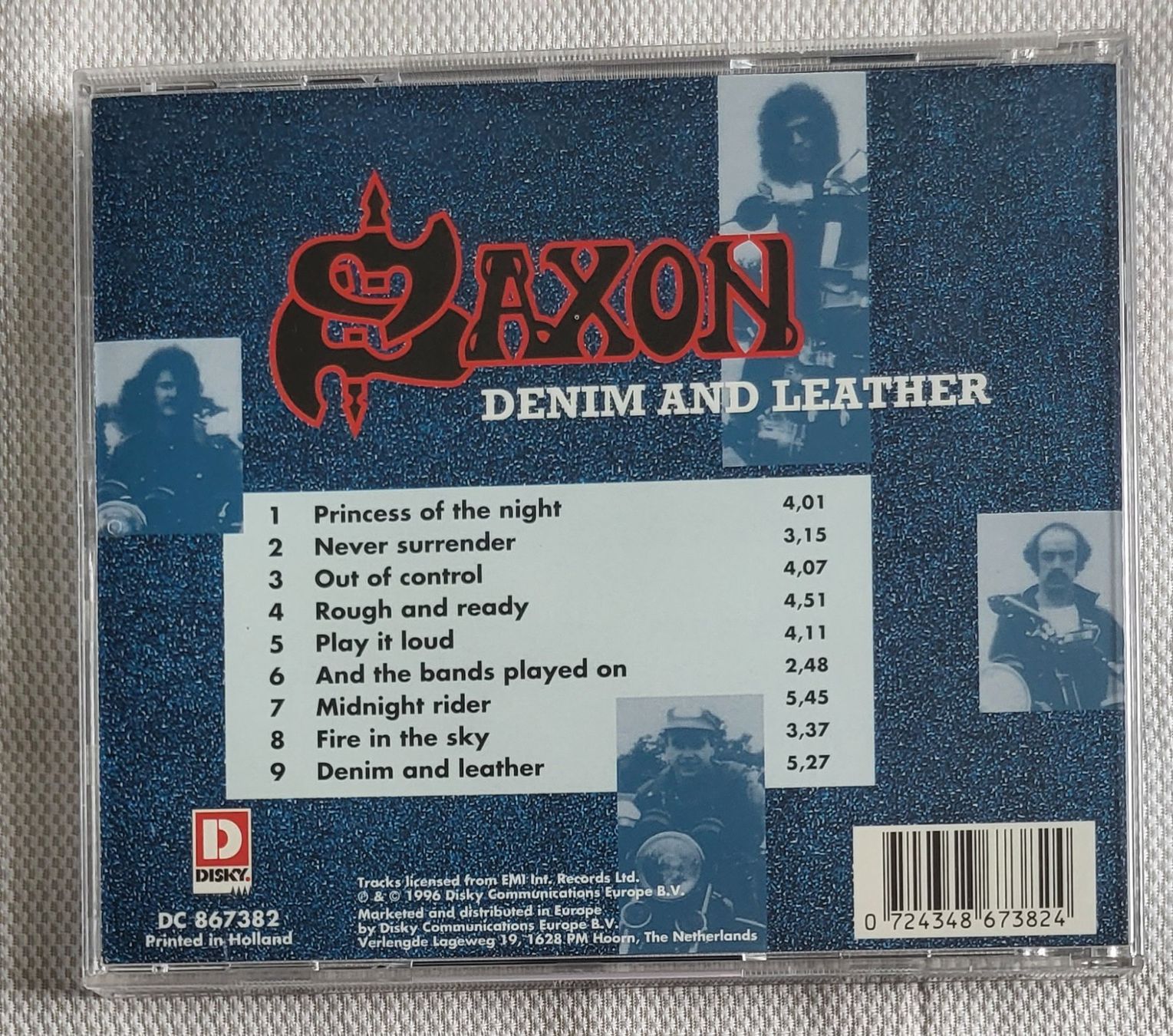 CD: Saxon - Denim and leather – Usato da Villars-sur-glane venduto da Epsilonhike 1