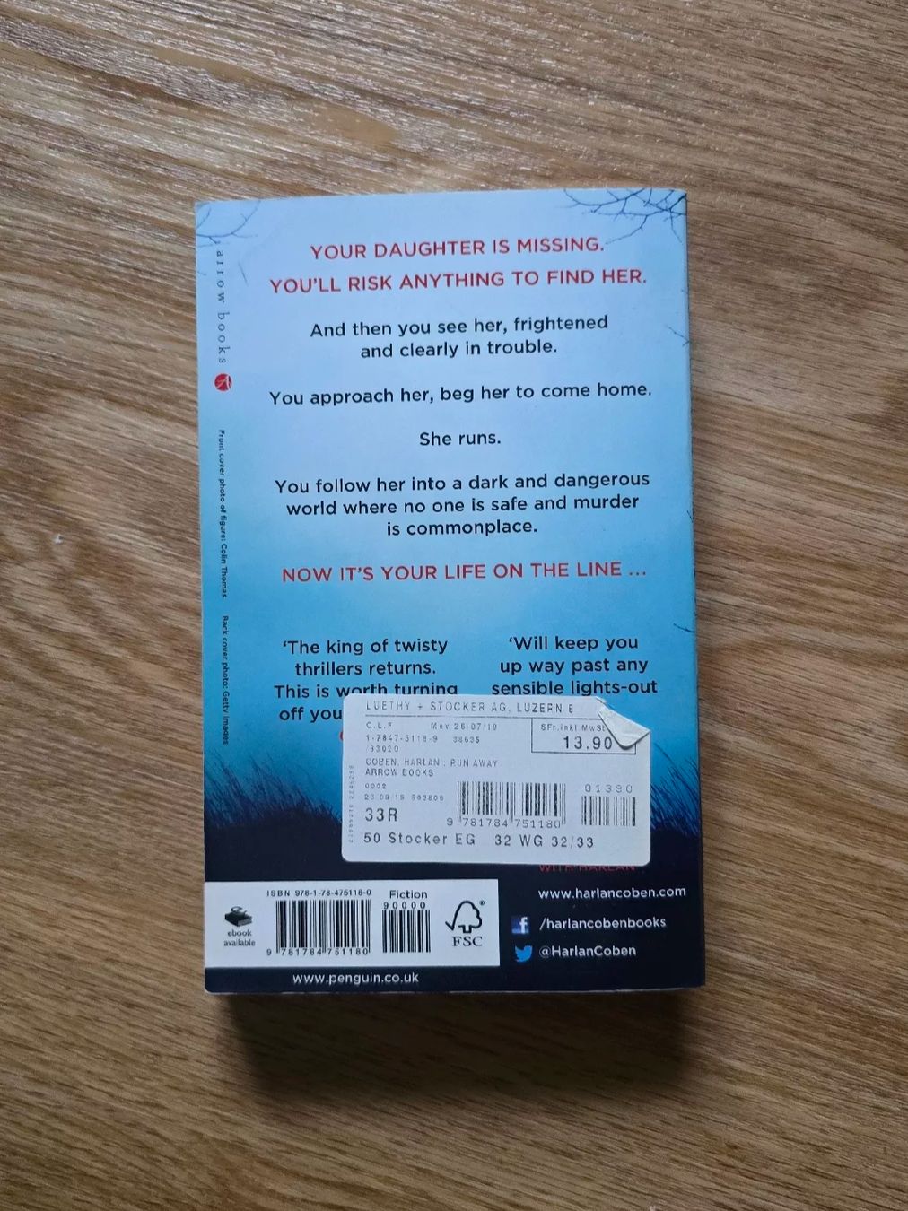 Libri: Harlan Coben- run away – Usato da Alpthal venduto da MJA88 1