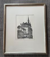 Bild Holzstich Kunstdruck  Holländerturm