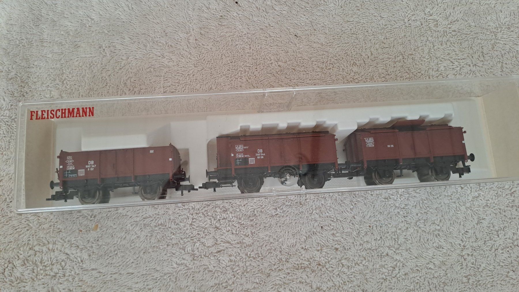 Fleischmann Modelleisenbahnen: Fleischmann 5834-92 DB 3 Güterwagen H0 GL/1 – Gebraucht aus Winterthur von Riebeli333