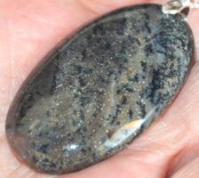 Anhänger L-4543 – Dendriten Opal – ca. 42x26mm