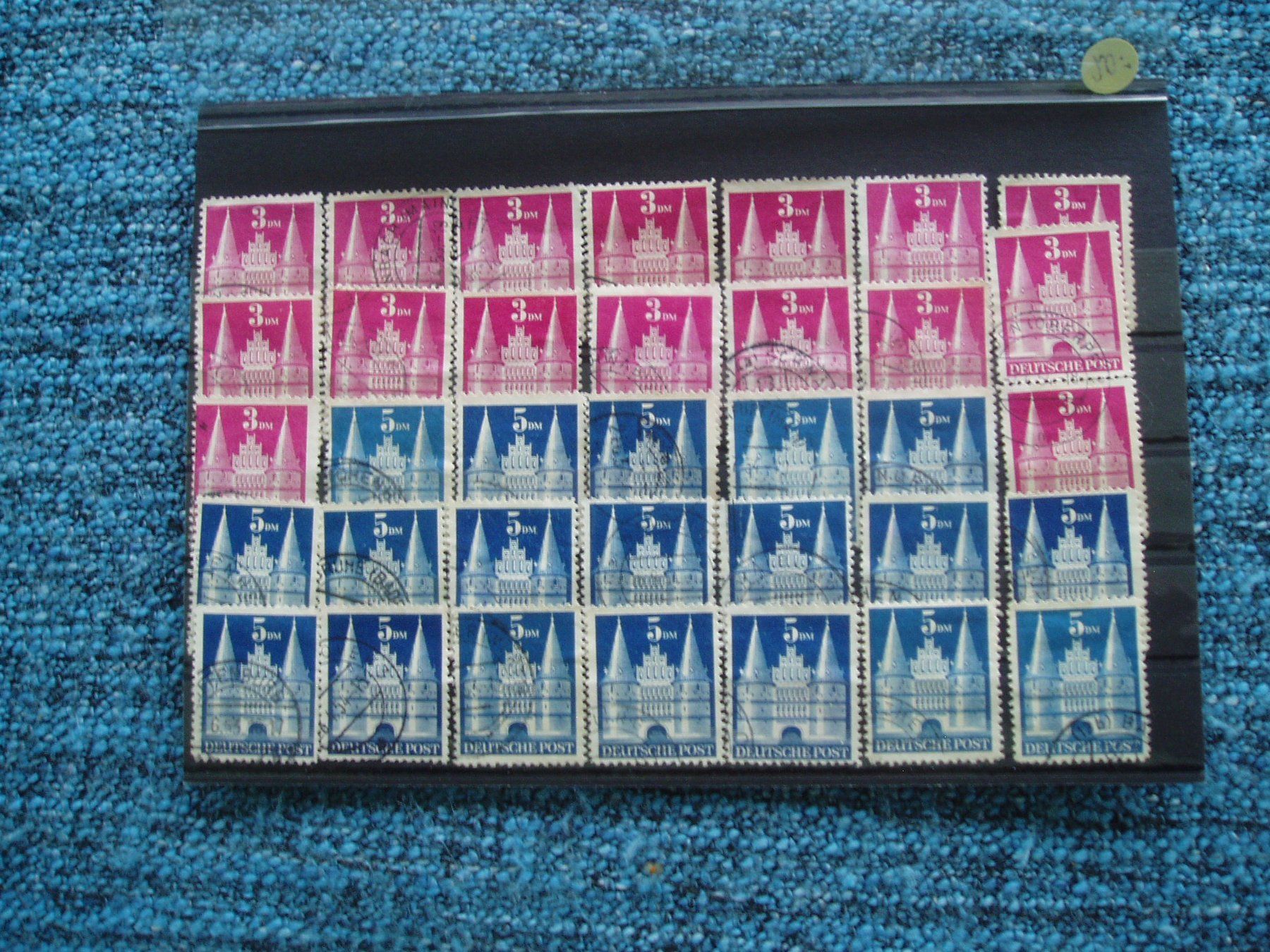 Alle Briefmarken: Deutsche Post Historische Bauten Höchstwerte – Gebraucht aus Rudolfstetten von Nemo_333 1