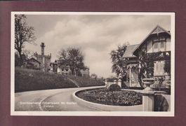 ST. GALLEN Caritasheim Oberwaid Einfahrt - 1931 // Eckbug //