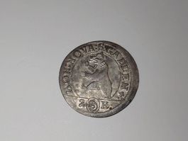 St. Gallen: 1/2 Batzen // 2 Kreuzer 1732