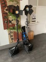 Professioneller LED Scheinwerfer Set + Stativ & Tragetaschen