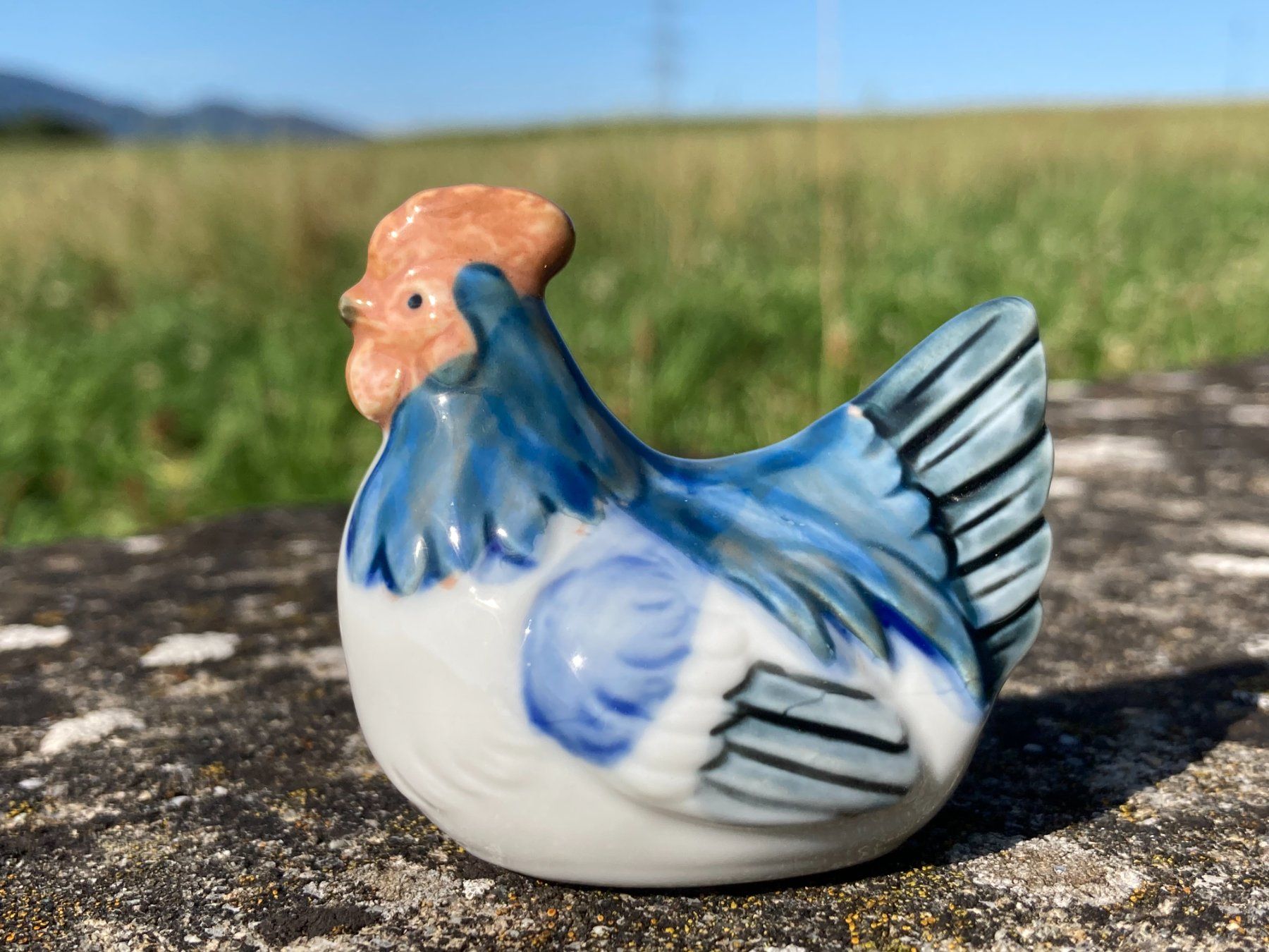 Statuette: Tierfigur Huhn Keramik – Usato da Subingen venduto da ArtBead 1