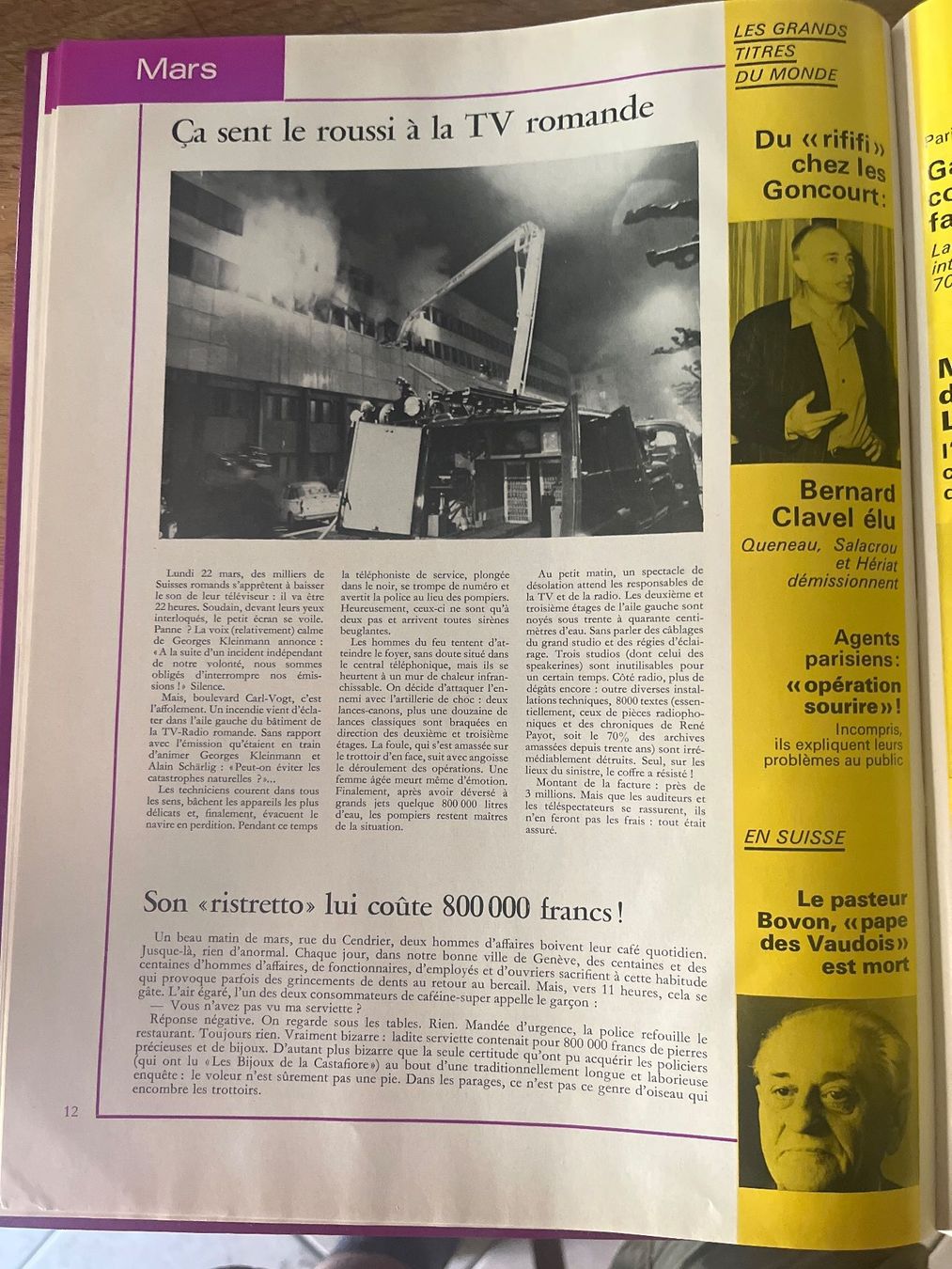 Libri: Actualité 1971 – Usato da La Croix-de-Rozon venduto da shadows750 2