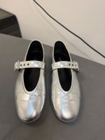 Ballerinas Silber Bongenie Grösse 37  guter Zustand