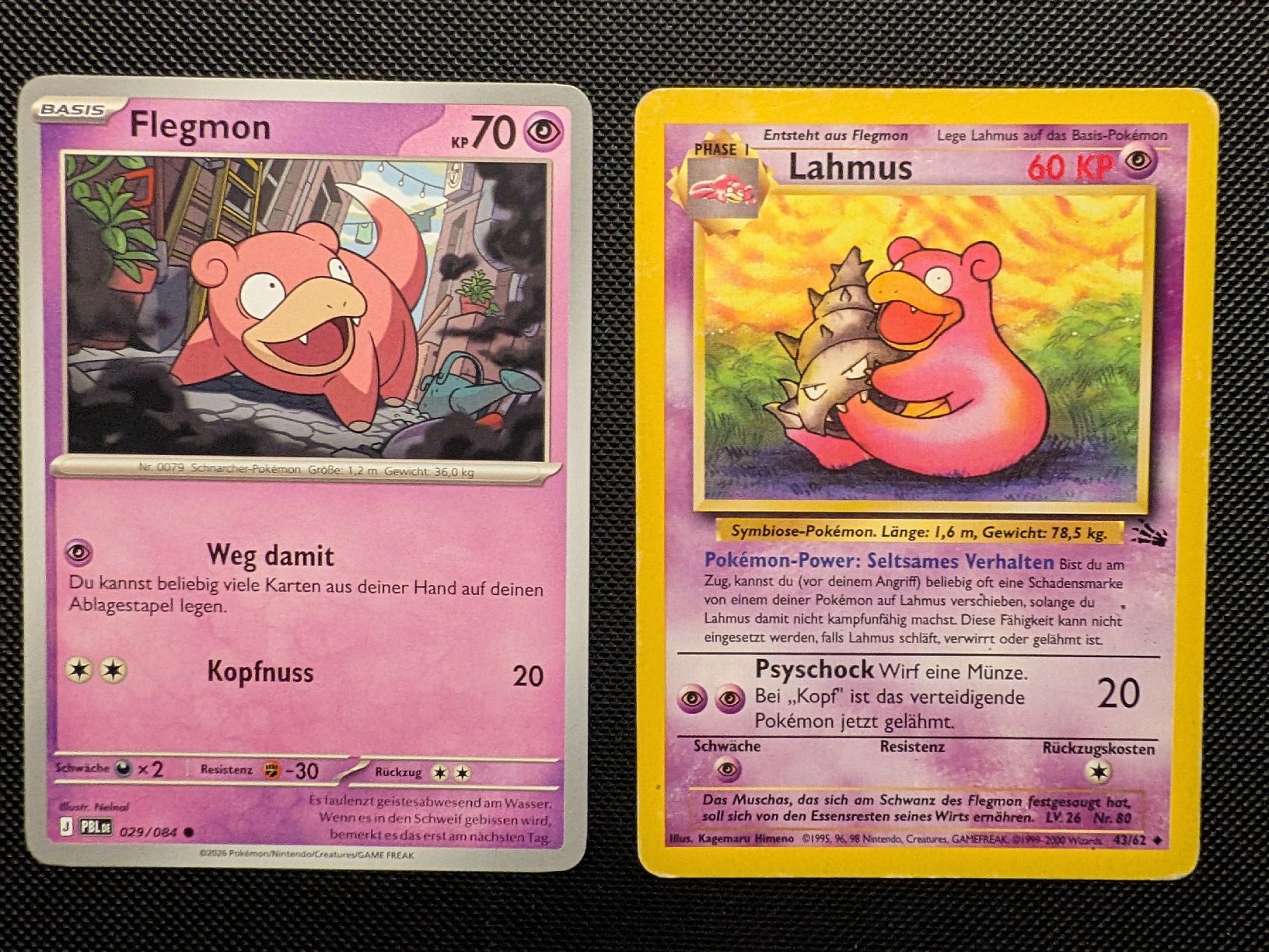 Pokémon Carte collezionabili: Pokémon Karten Set: Flegmon & Lahmus  – Usato da Märstetten venduto da eri_9lt8