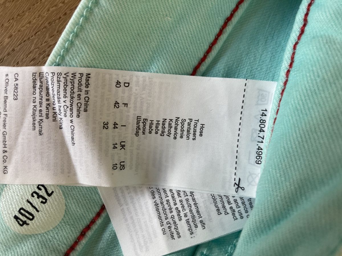 S.Oliver Jeans: S.Oliver Jeans Neu!!! – Nuovo e nell'imballaggio originale da Zürich venduto da san_qzr2 6