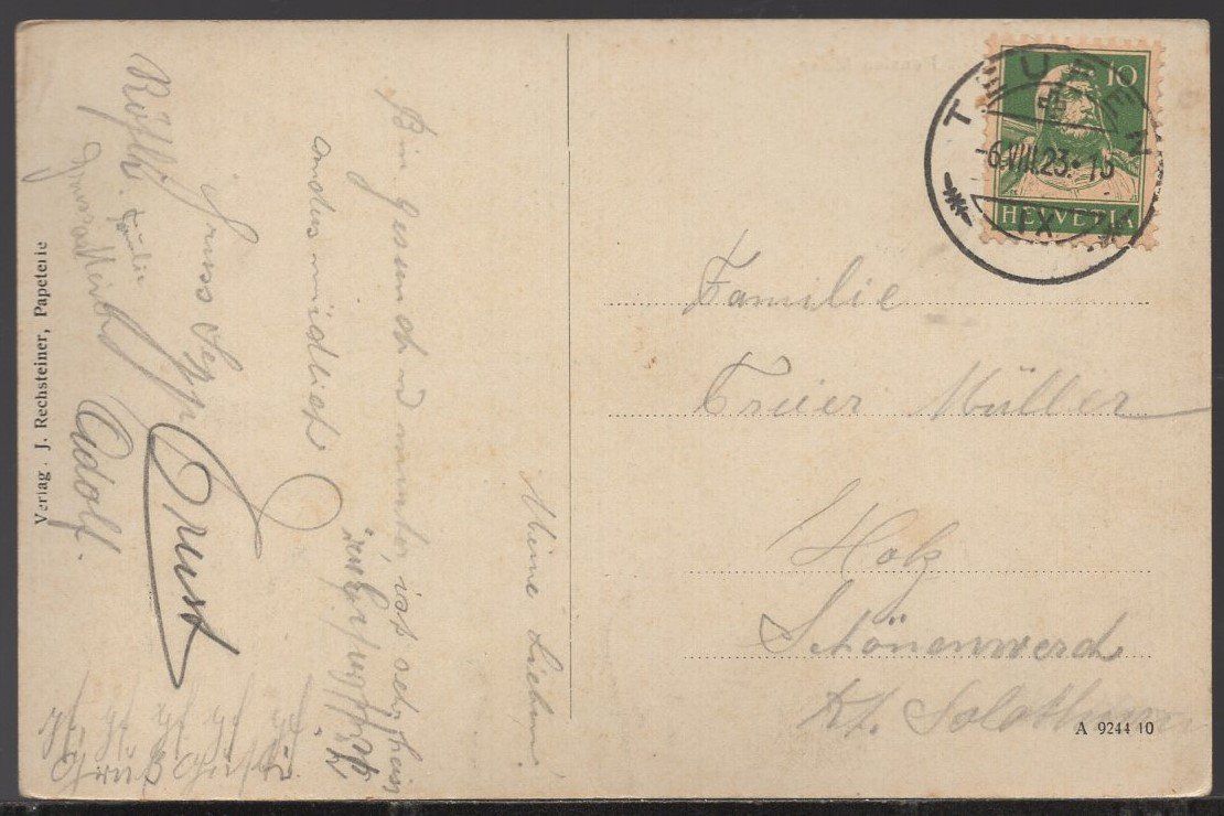 Cartes postales: Teufen  Pension Meier  1923 – D'occasion à Aarau par kufi44 1
